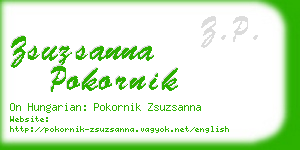 zsuzsanna pokornik business card